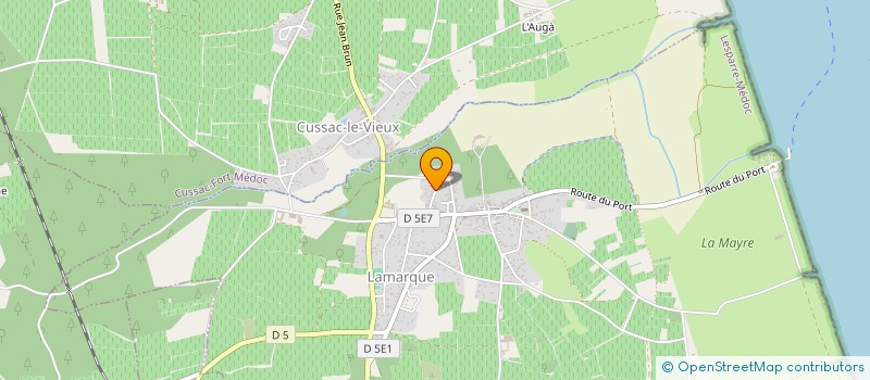 localisation de l'entreprise ELLECTRON  LAMARQUE