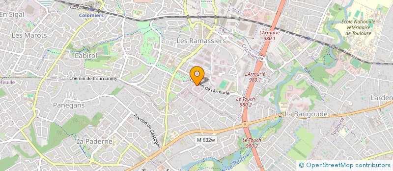 localisation de l'entreprise ELLEEA à COLOMIERS