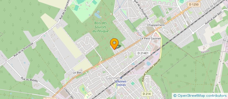 localisation de l'entreprise ELLEGA  PESSAC