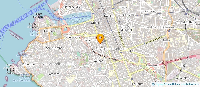 localisation de l'entreprise ELLELLE à MARSEILLE