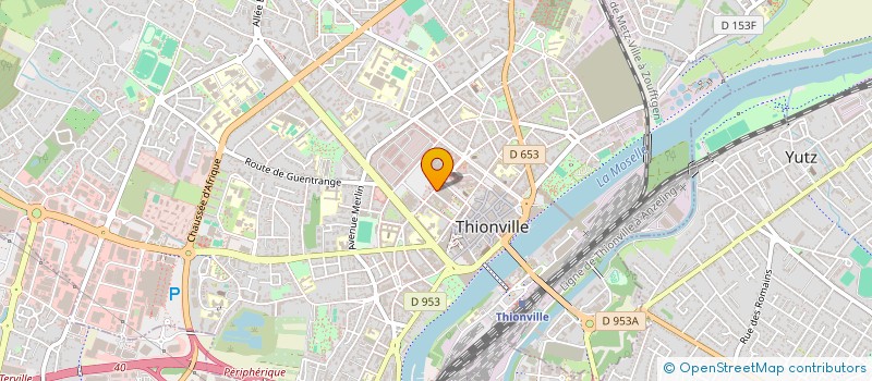 localisation de l'entreprise ELLEM à THIONVILLE