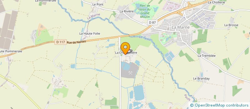 localisation de l'entreprise ELLEM  NANTES