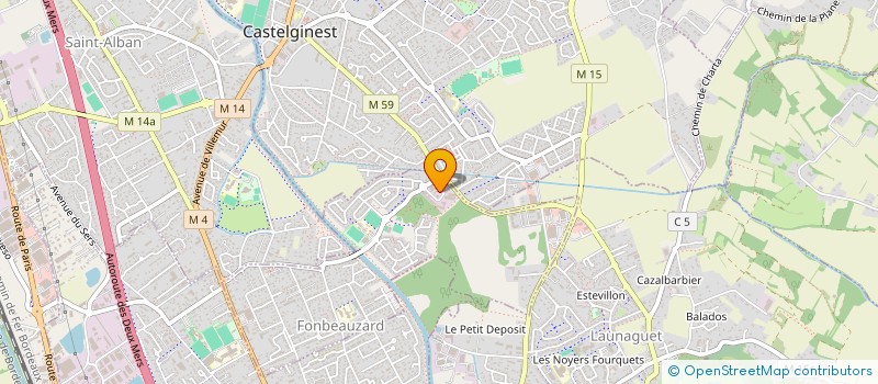 localisation de l'entreprise ELLEMSPA à FONBEAUZARD