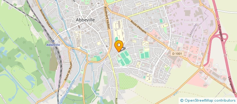 localisation de l'entreprise ELLEO à ABBEVILLE