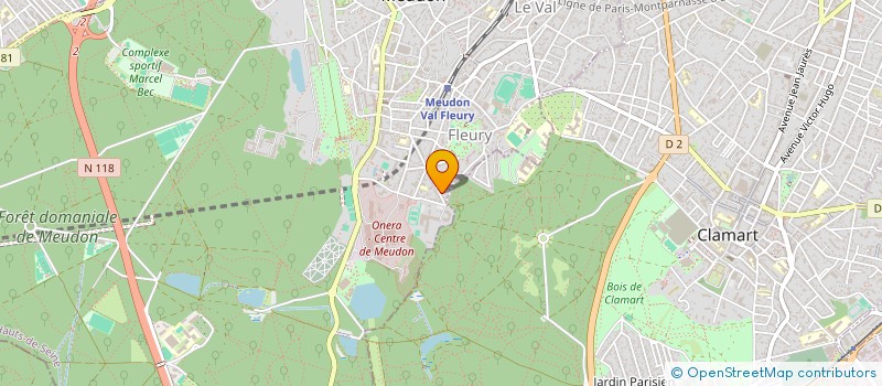 localisation de l'entreprise ELLEO à MEUDON