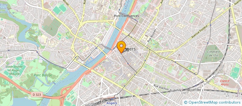 localisation de l'entreprise ELLEOUET à ANGERS