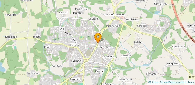 localisation de l'entreprise ELLEOUET GREGORY à GUIDEL