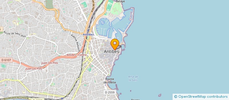 localisation de l'entreprise ELLES à ANTIBES