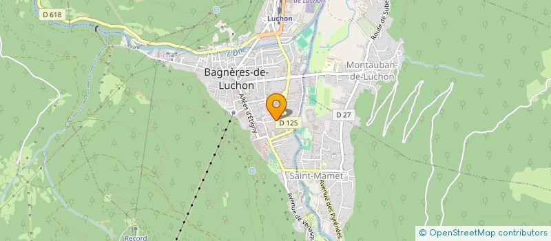 localisation de l'entreprise ELLES  BAGNERES-DE-LUCHON