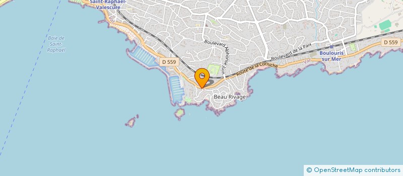 localisation de l'entreprise ELLES  SAINT-RAPHAEL