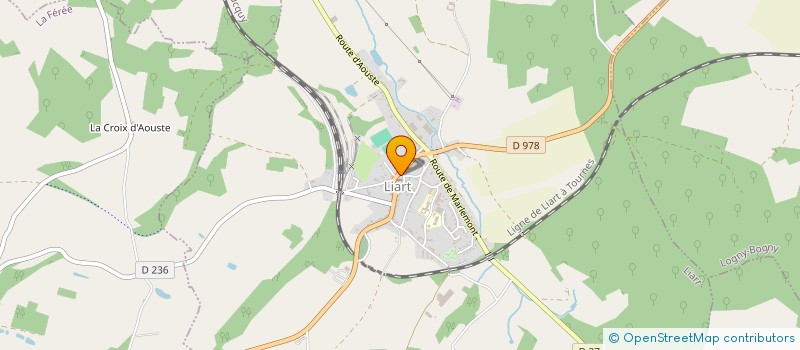 localisation de l'entreprise ELLES'AROMES  LIART