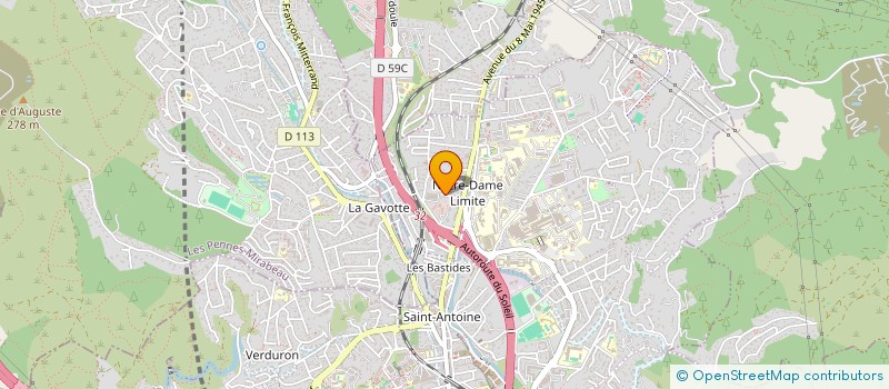 localisation de l'entreprise ELLES CORPS ET AME à MARSEILLE