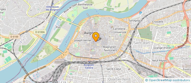 localisation de l'entreprise ELLES DG  AVIGNON