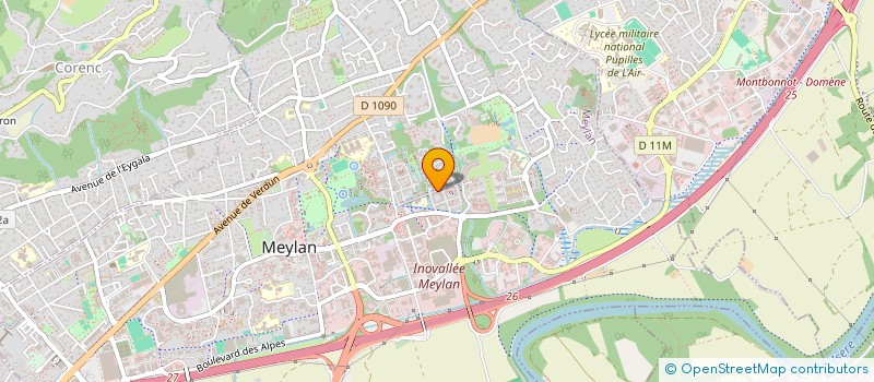 localisation de l'entreprise ELLES ET COMPAGNIE  MEYLAN