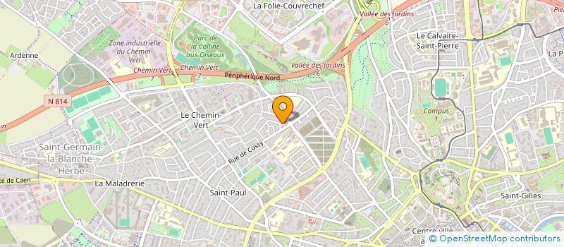localisation de l'entreprise ELLES ET GI à CAEN