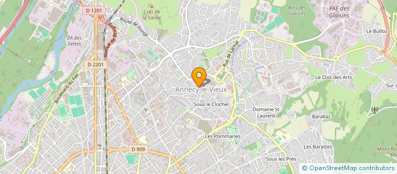 localisation de l'entreprise ELLES ET LUI à ANNECY