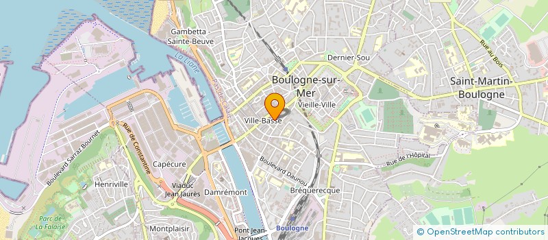 localisation de l'entreprise ELLES ET MOI à BOULOGNE-SUR-MER