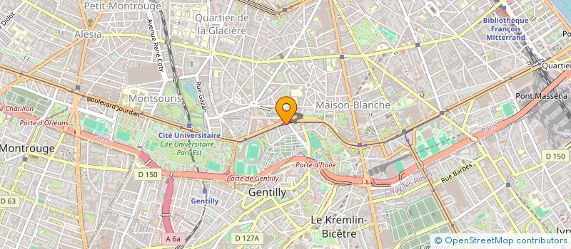 localisation de l'entreprise ELLES ET TOILES à PARIS
