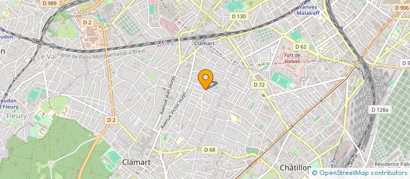 localisation de l'entreprise ELLES HOLDING  CLAMART