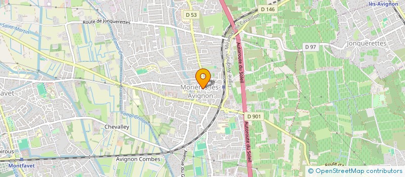 localisation de l'entreprise ELLES&JOE  MORIERES-LES-AVIGNON