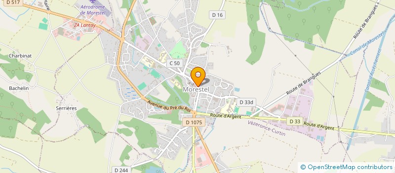 localisation de l'entreprise ELLES LUNCH CAFE  MORESTEL