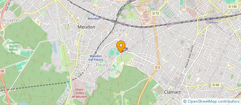localisation de l'entreprise ELLES@MEUDON  MEUDON