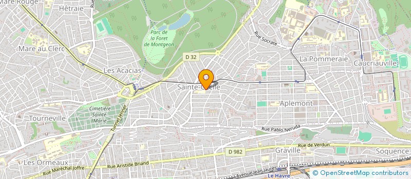 localisation de l'entreprise ELLES PRODUCTIONS  LE HAVRE