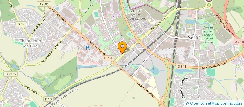 localisation de l'entreprise ELLES SE LEVENT  MONTEVRAIN