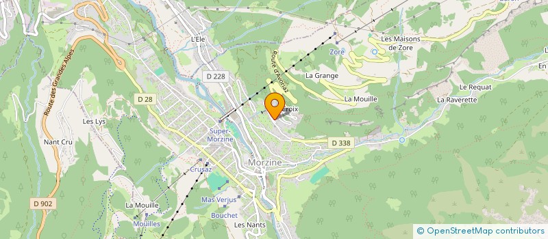 localisation de l'entreprise ELLESYVOIRE  MORZINE