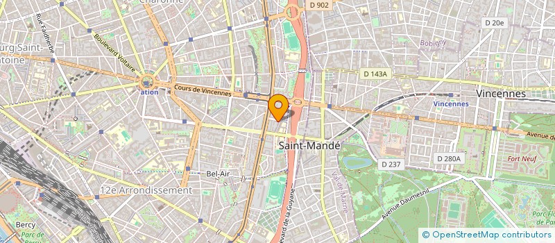 localisation de l'entreprise ELLETEX  PARIS