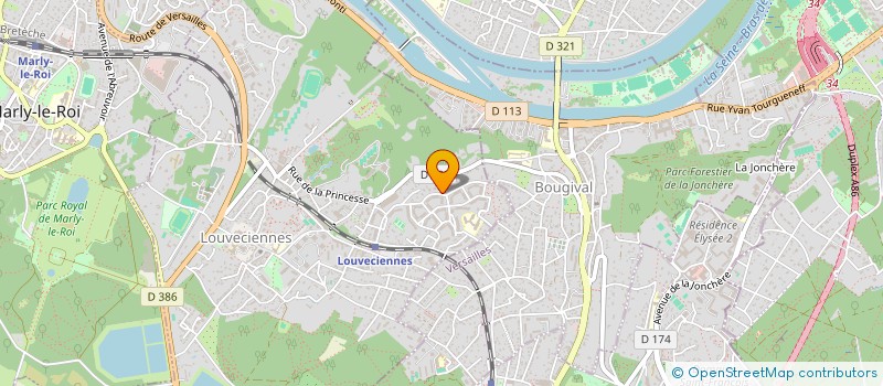 localisation de l'entreprise ELLETIZE RECORDS  LOUVECIENNES