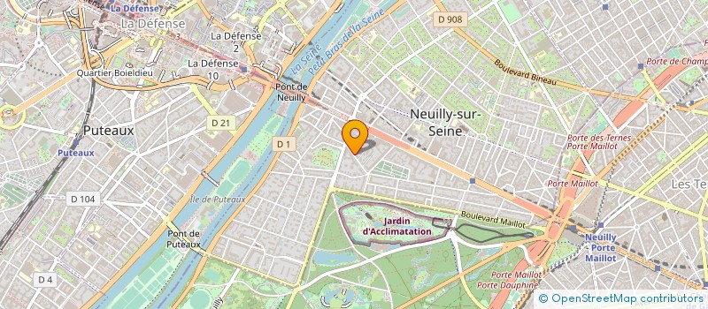 localisation de l'entreprise ELLEVU  PARIS