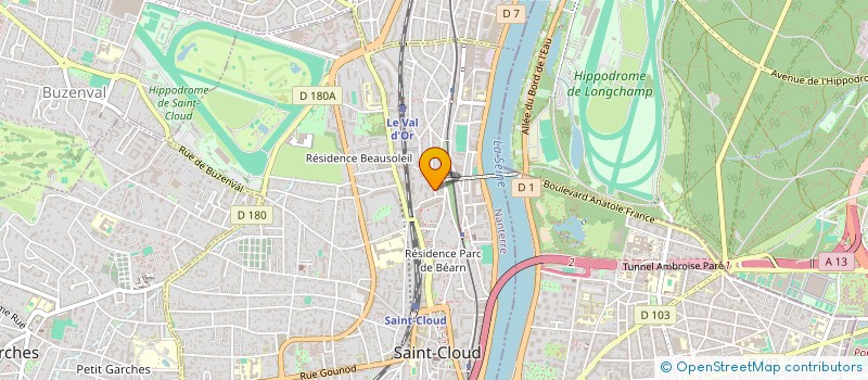localisation de l'entreprise ELLEX CONSULTING à SAINT-CLOUD