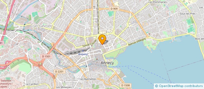 localisation de l'entreprise ELLEXPERT à ANNECY