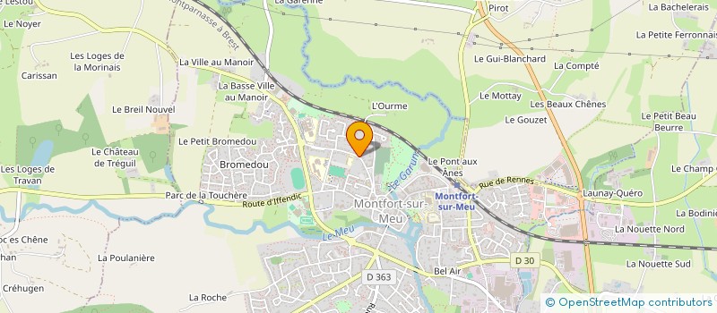 localisation de l'entreprise ELLI  MONTFORT-SUR-MEU