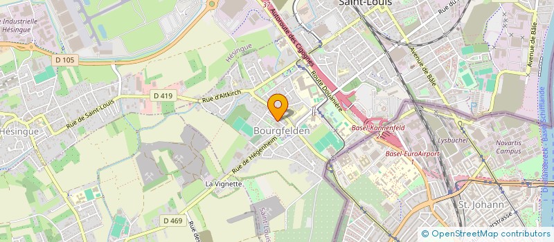 localisation de l'entreprise ELLI  SAINT-LOUIS