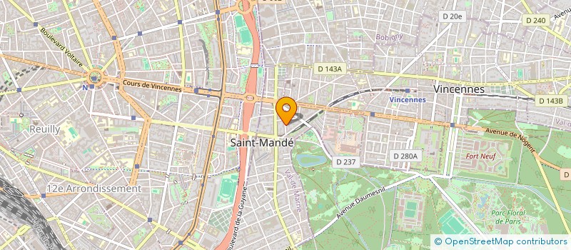 localisation de l'entreprise ELLI CONSEIL à SAINT-MANDE