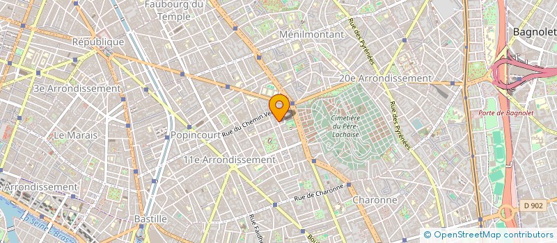 localisation de l'entreprise ELLIA  PARIS