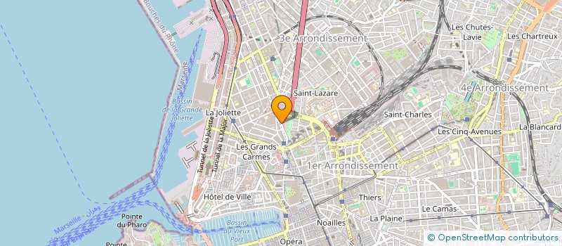 localisation de l'entreprise ELLIA à MARSEILLE