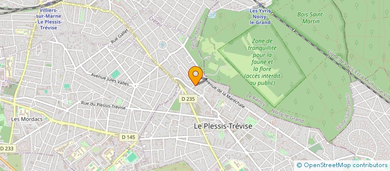 localisation de l'entreprise ELLIA AGENCY  LE PLESSIS-TREVISE