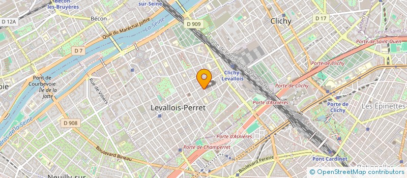 localisation de l'entreprise ELLIADEN EURL à LEVALLOIS-PERRET