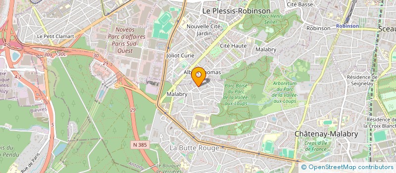 localisation de l'entreprise ELLIARA à CHATENAY-MALABRY