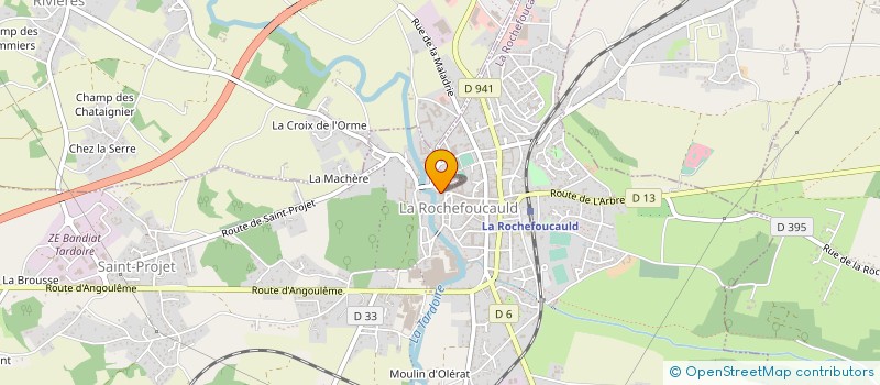 localisation de l'entreprise ELLIES CONSEIL EC à LA ROCHEFOUCAULD-EN-ANGOUMOIS