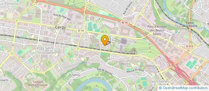 localisation de l'entreprise ELLIHCA DIGITAL ADVISE  CERGY