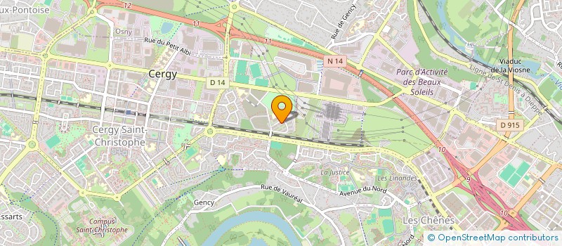 localisation de l'entreprise ELLIHCA HR CONSEIL  CERGY