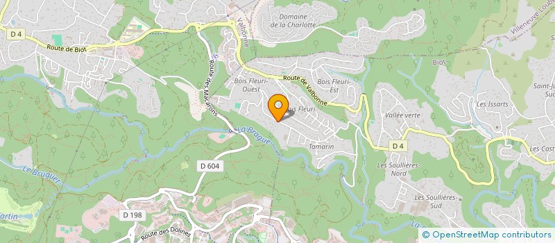 localisation de l'entreprise ELLIM  BIOT