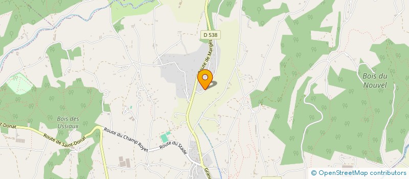 localisation de l'entreprise ELLIMAC  PEYRINS