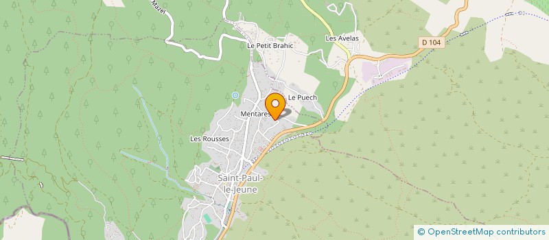 localisation de l'entreprise ELLIME  SAINT-PAUL-LE-JEUNE