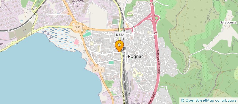 localisation de l'entreprise ELLIOT  ROGNAC