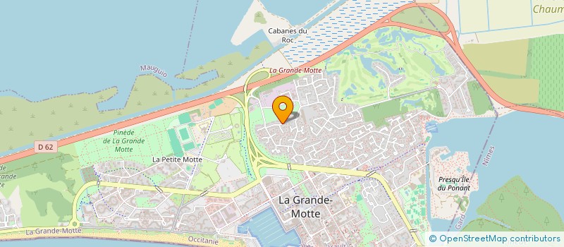 localisation de l'entreprise ELLIOT  LA GRANDE-MOTTE